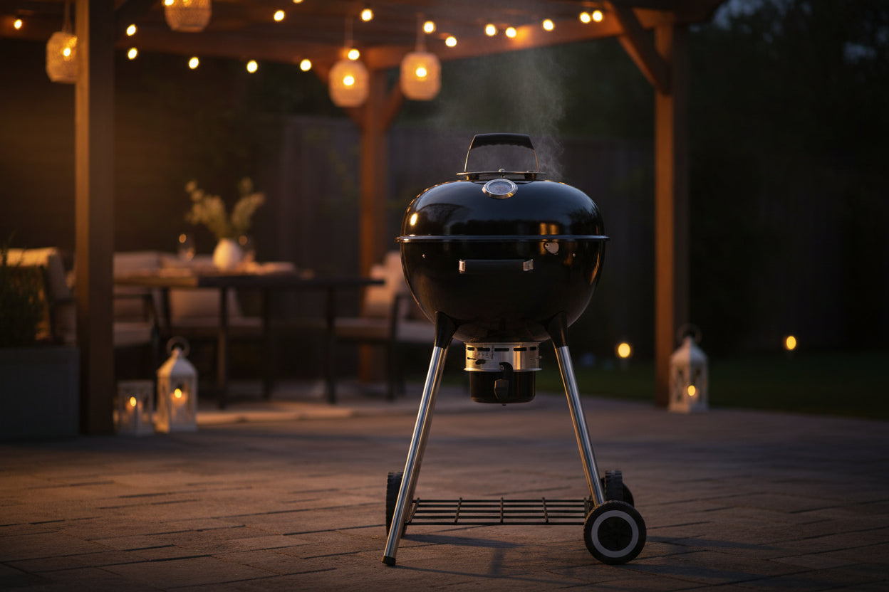 Napoleon Premium Kettle houtskool BBQ - Ø47cm Inclusief Houten grillborstel